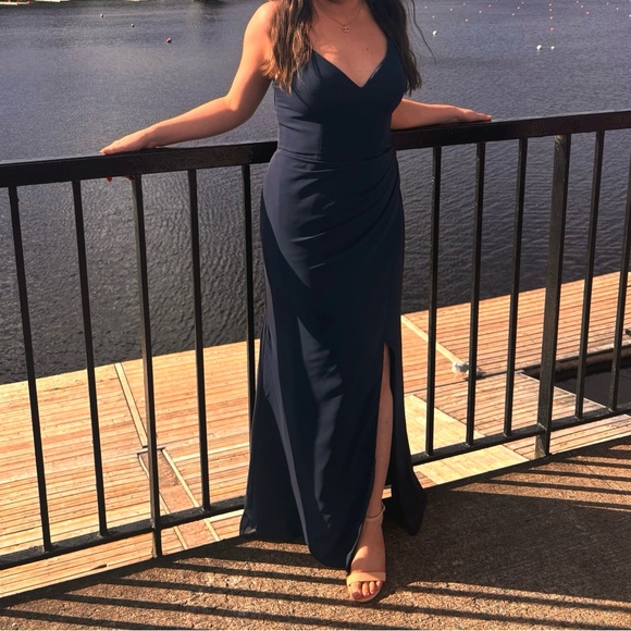 Azazie Leo Bridesmaid Dress - Picture 1 of 4